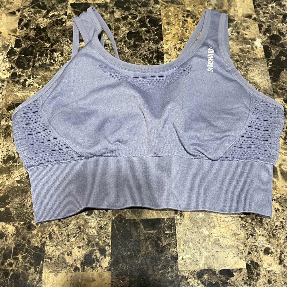 Steel blue gymshark set. Can be sold separately. - Picture 5 of 7